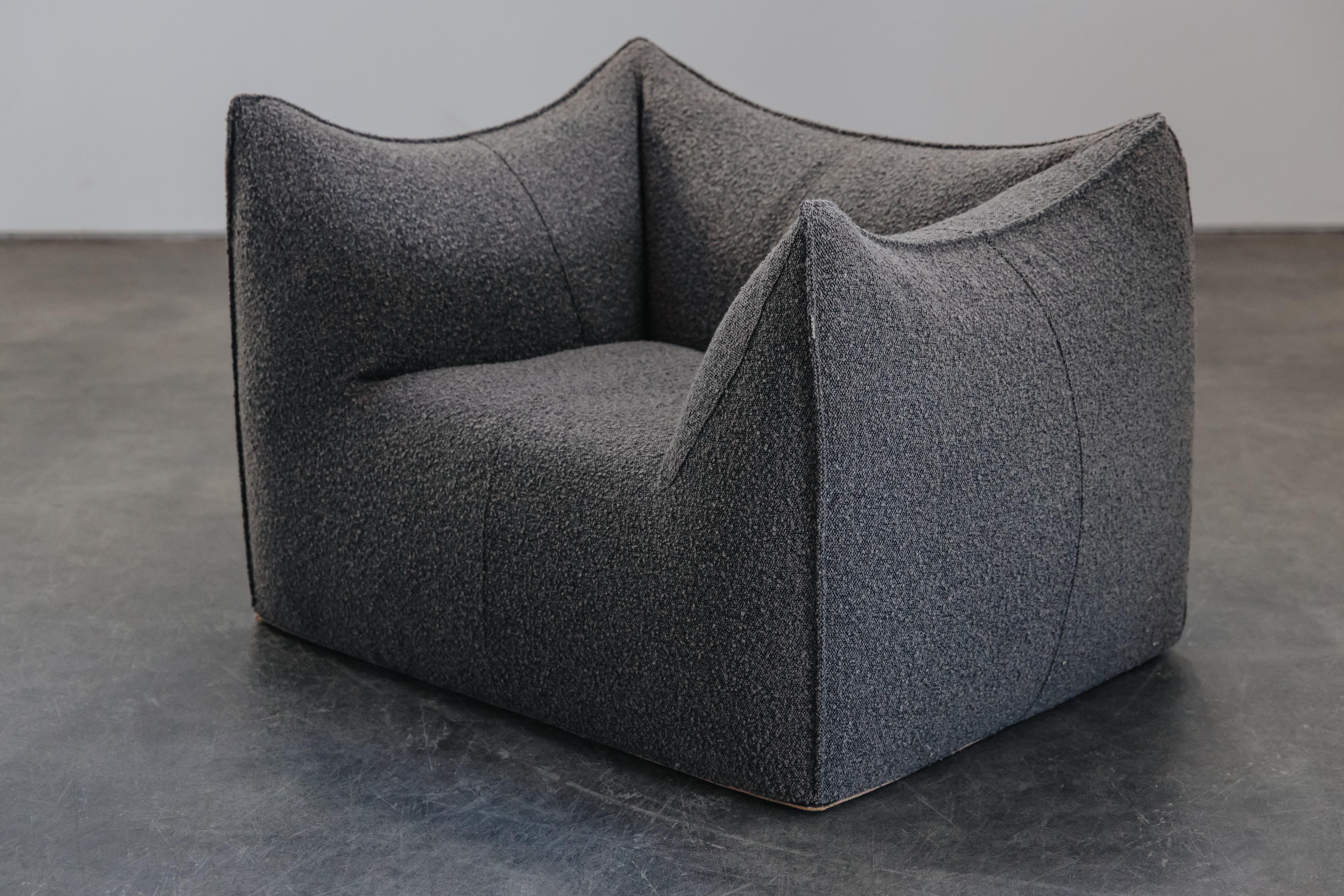 Late 20th Century Vintage Bambole Lounge Chair By Mario Bellini For B&B Italia, 1970s For Sale