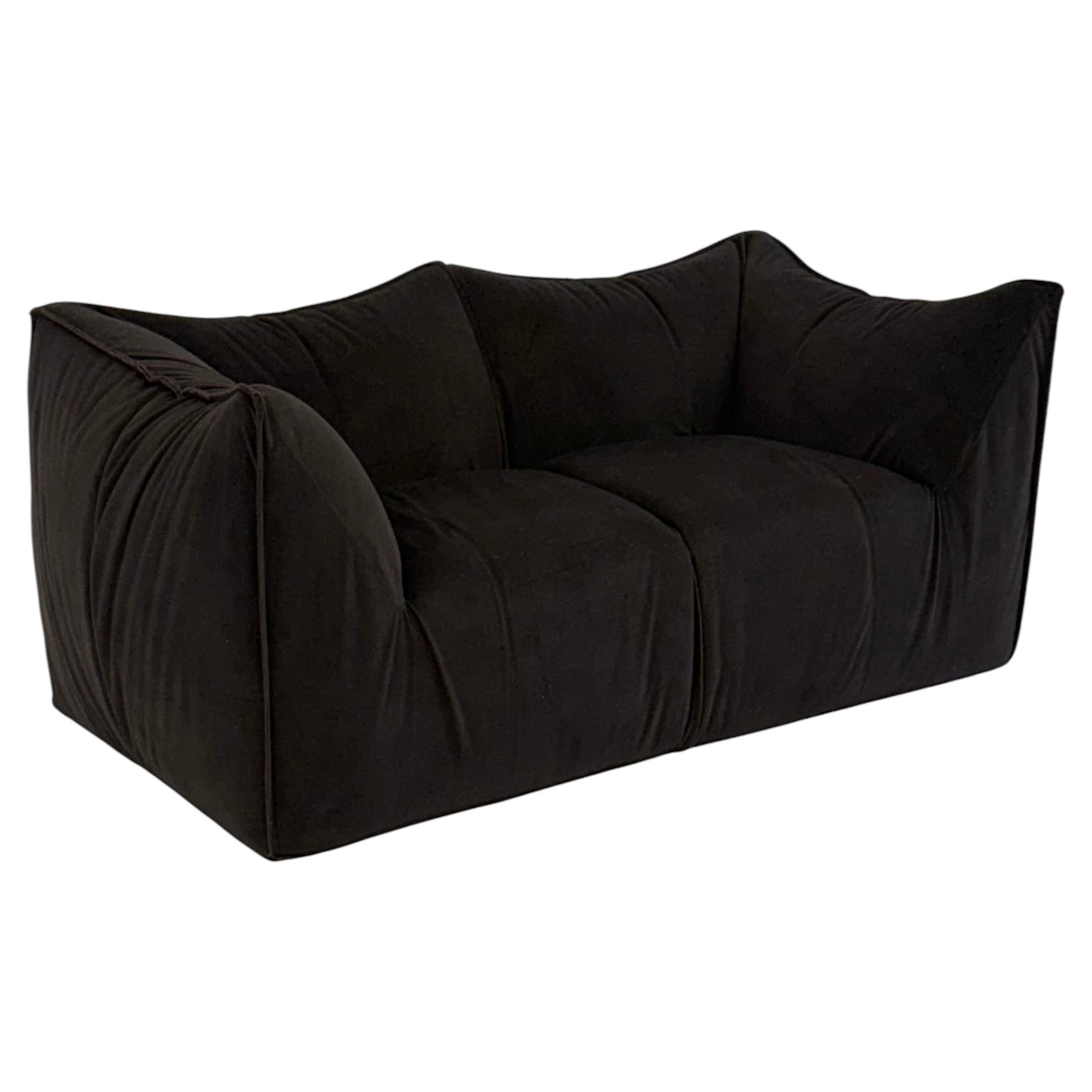 Canapé Bambole vintage marron foncé, créé par Mario Bellini pour B&B Italia en vente