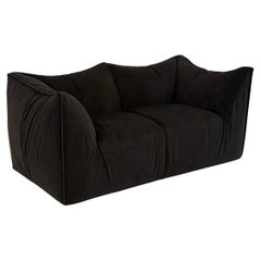Divano Bambole vintage in marrone scuro di Mario Bellini per B&B Italia