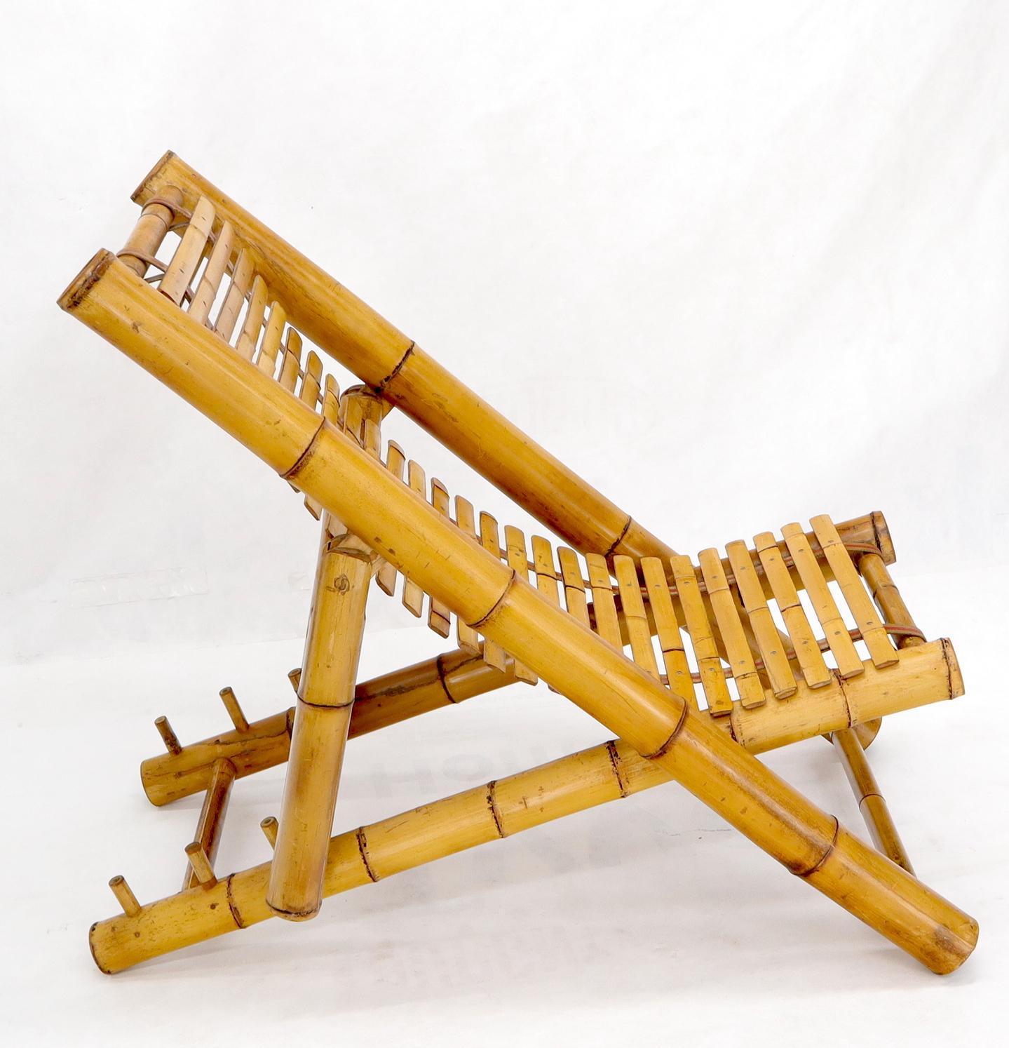 bamboo beach chair