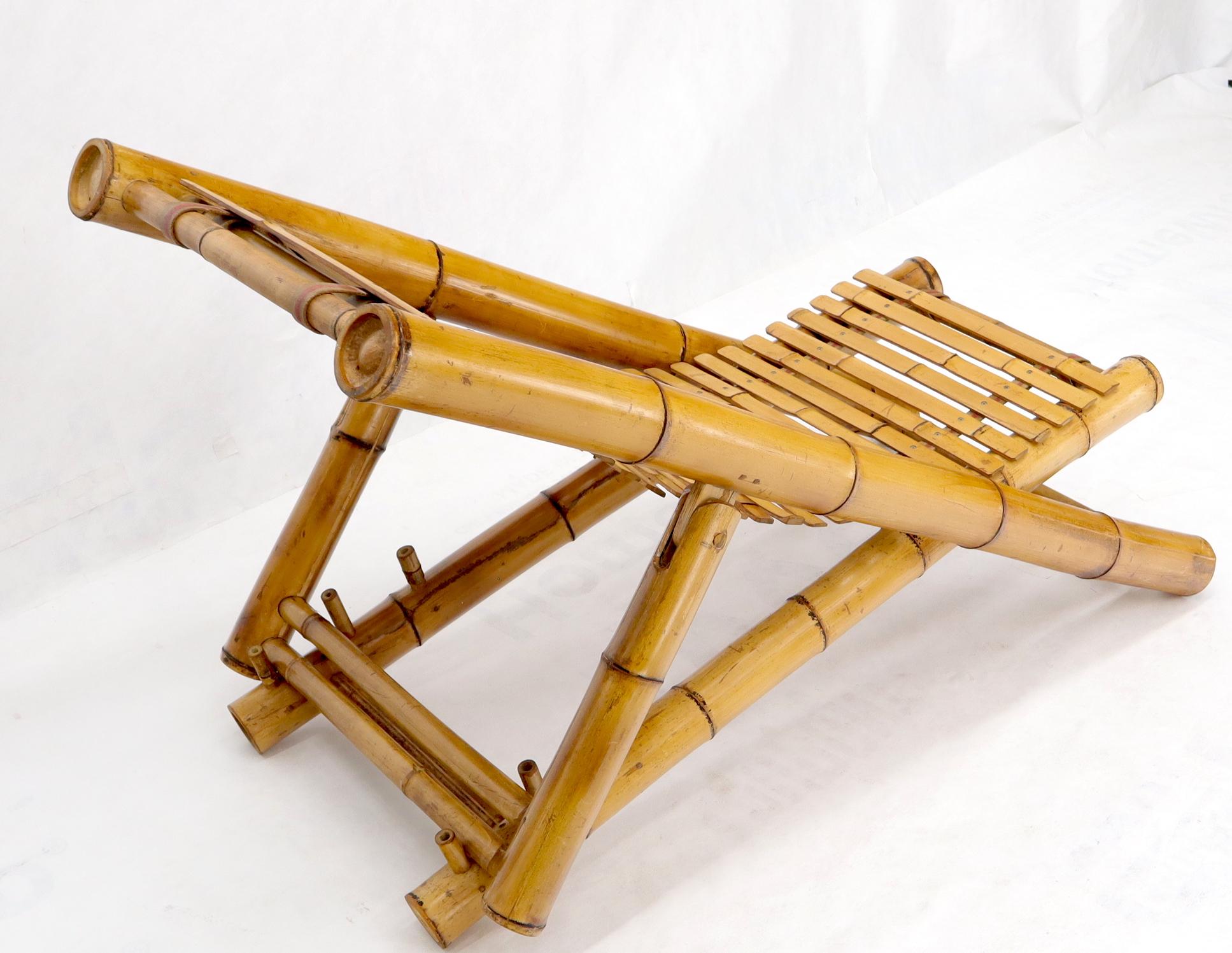 bamboo beach chair