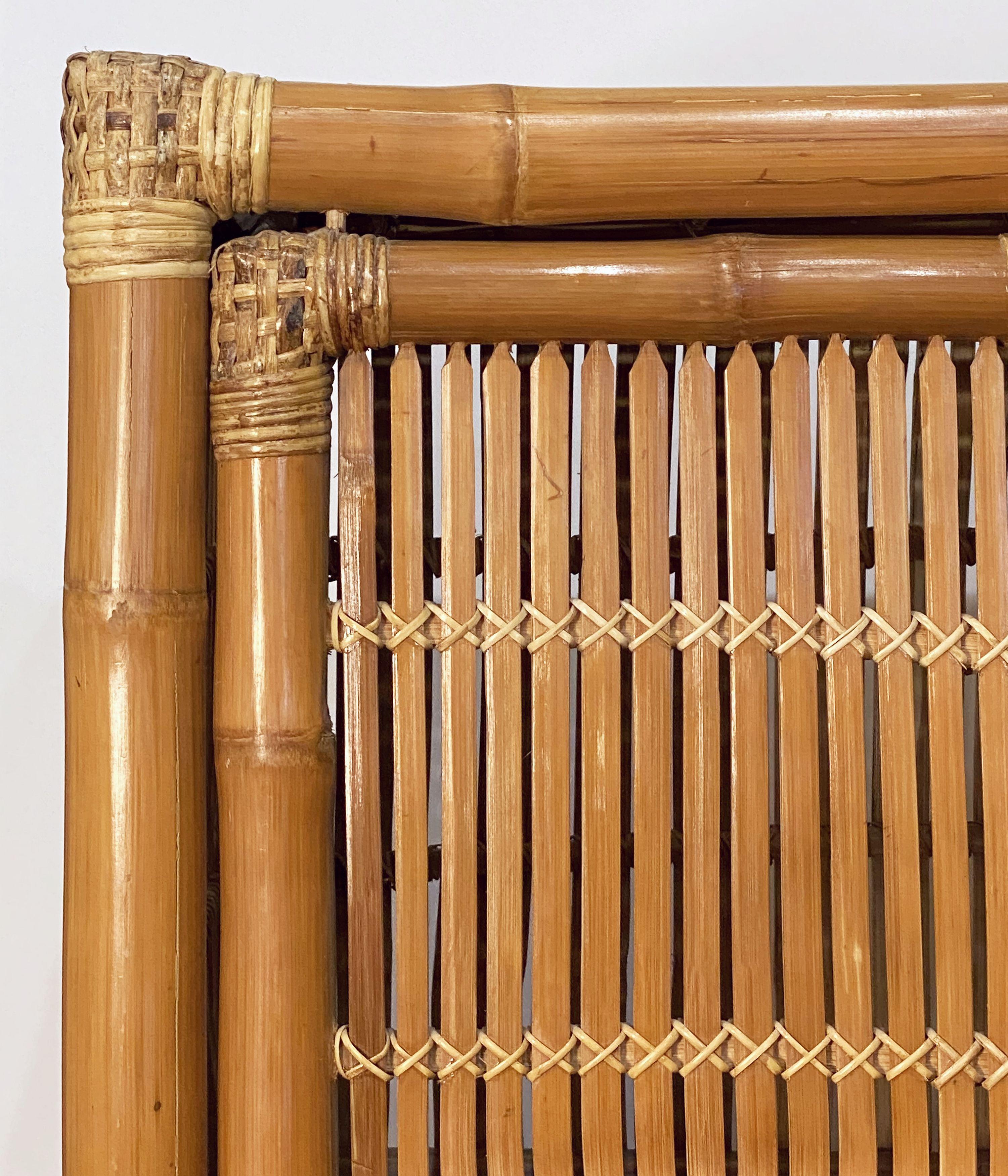 armoire bambou vintage