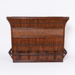 Barra vintage de bambú y ratán