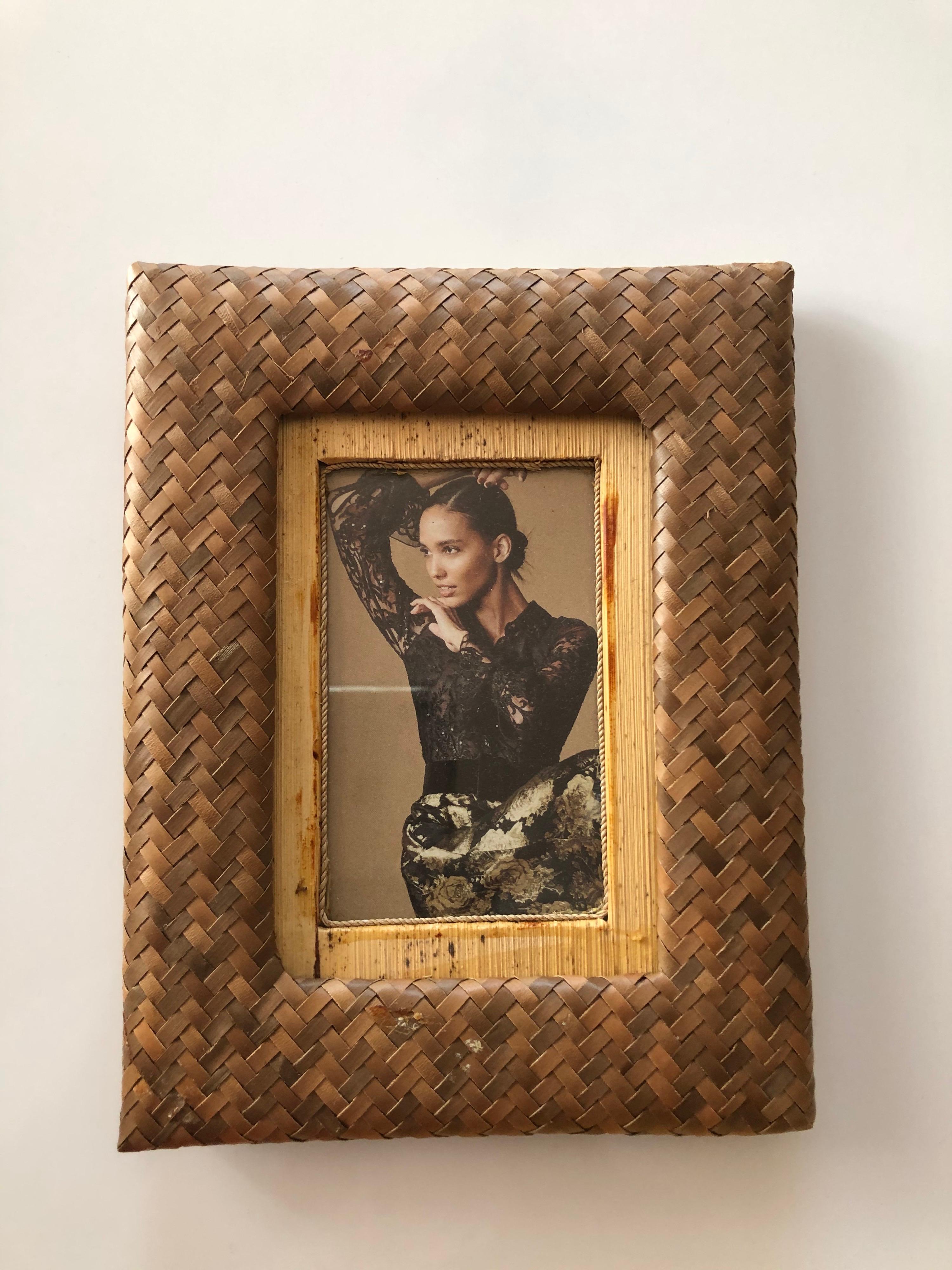 woven picture frames