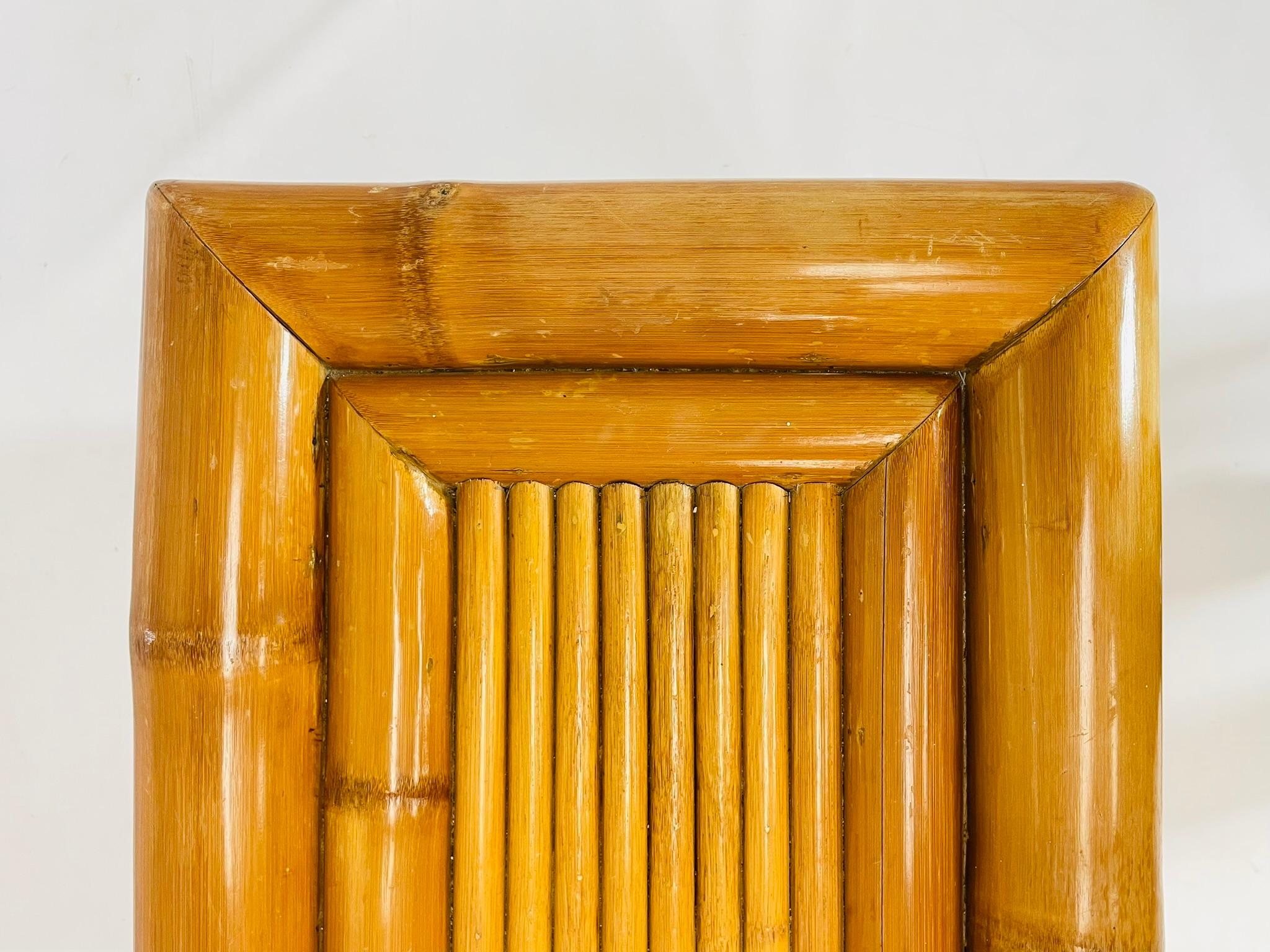 Konsolentisch aus Bambus und geteiltem Rattan, Philippinen, 1970er Jahre im Angebot 13