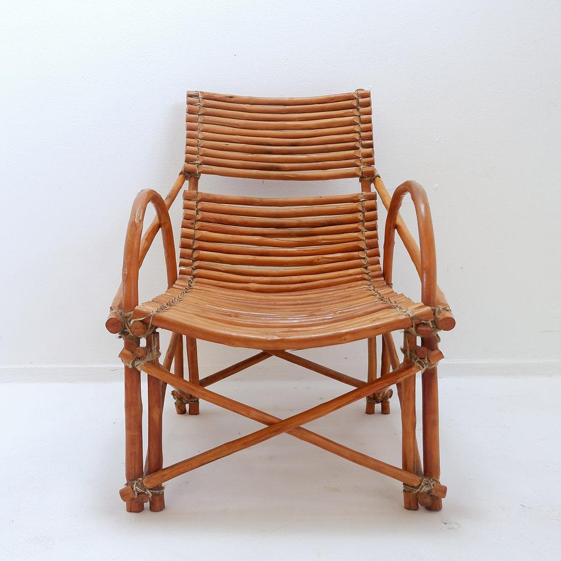 Sillón vintage de bambú - 20 en venta 2
