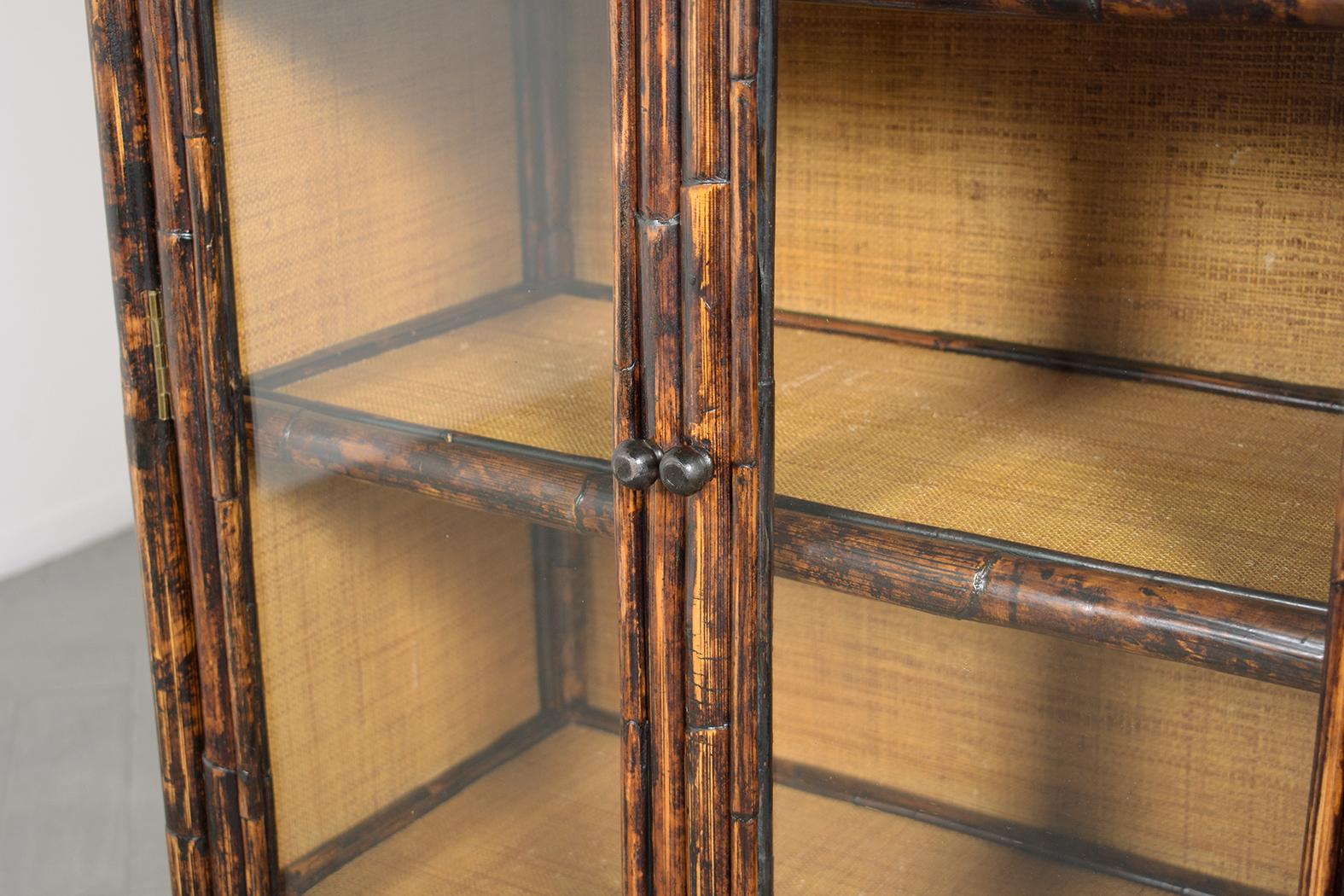Vintage Bamboo Bookcase 1