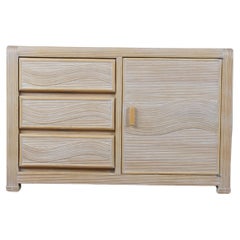 Vintage bamboo cabinet, 1970s