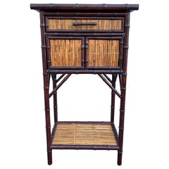 Vintage Bamboo Cabinet