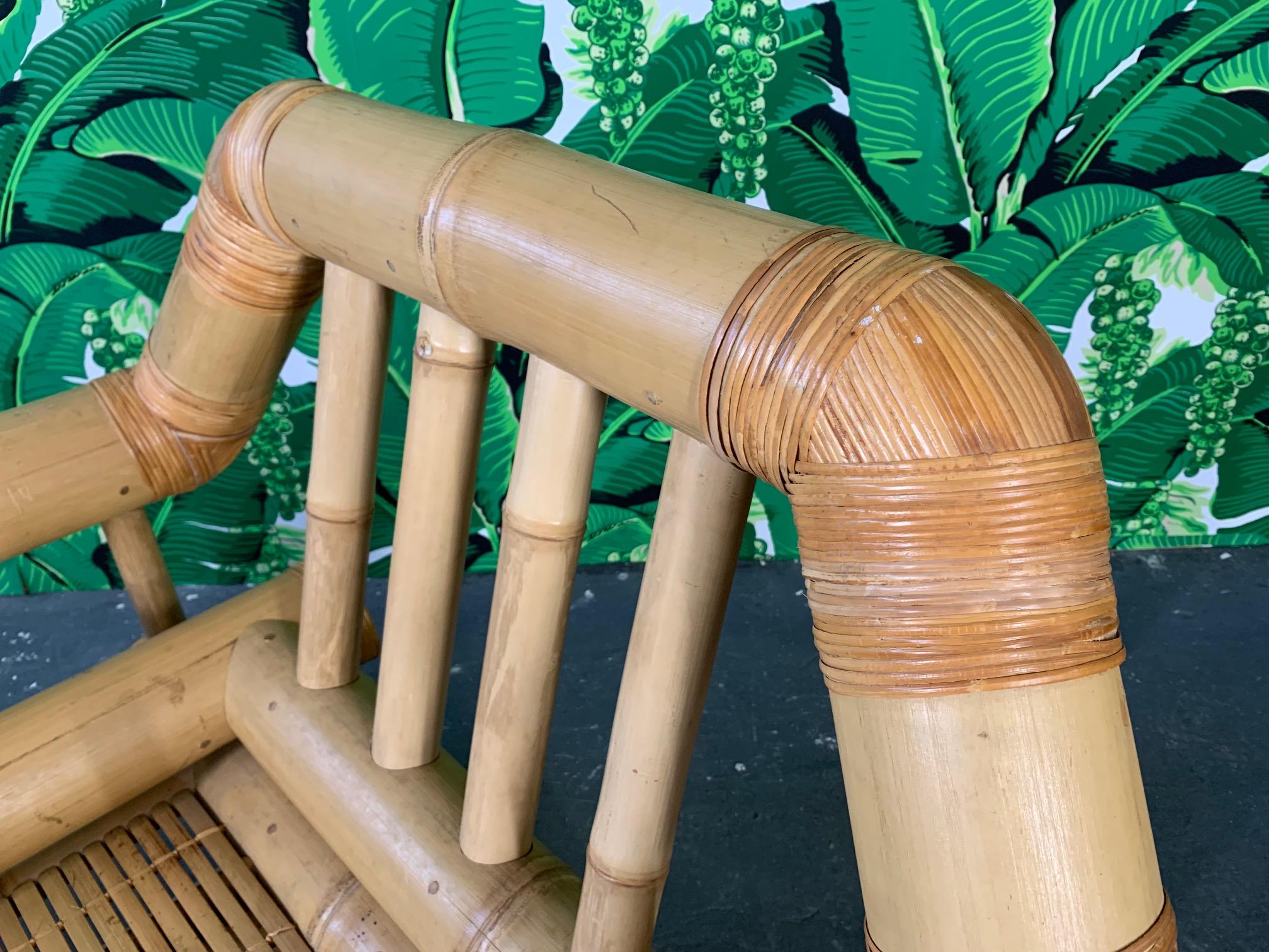 Vintage Bamboo Club Chair 4