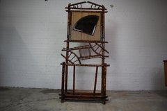 Vintage Bamboo Coat Rack/ Hall Stand