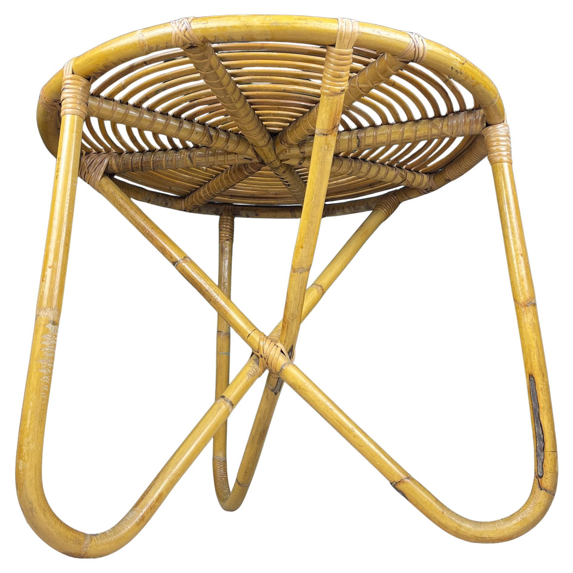 Couchtisch aus Bambus im Vintage-Stil, Italien 1960er Jahre