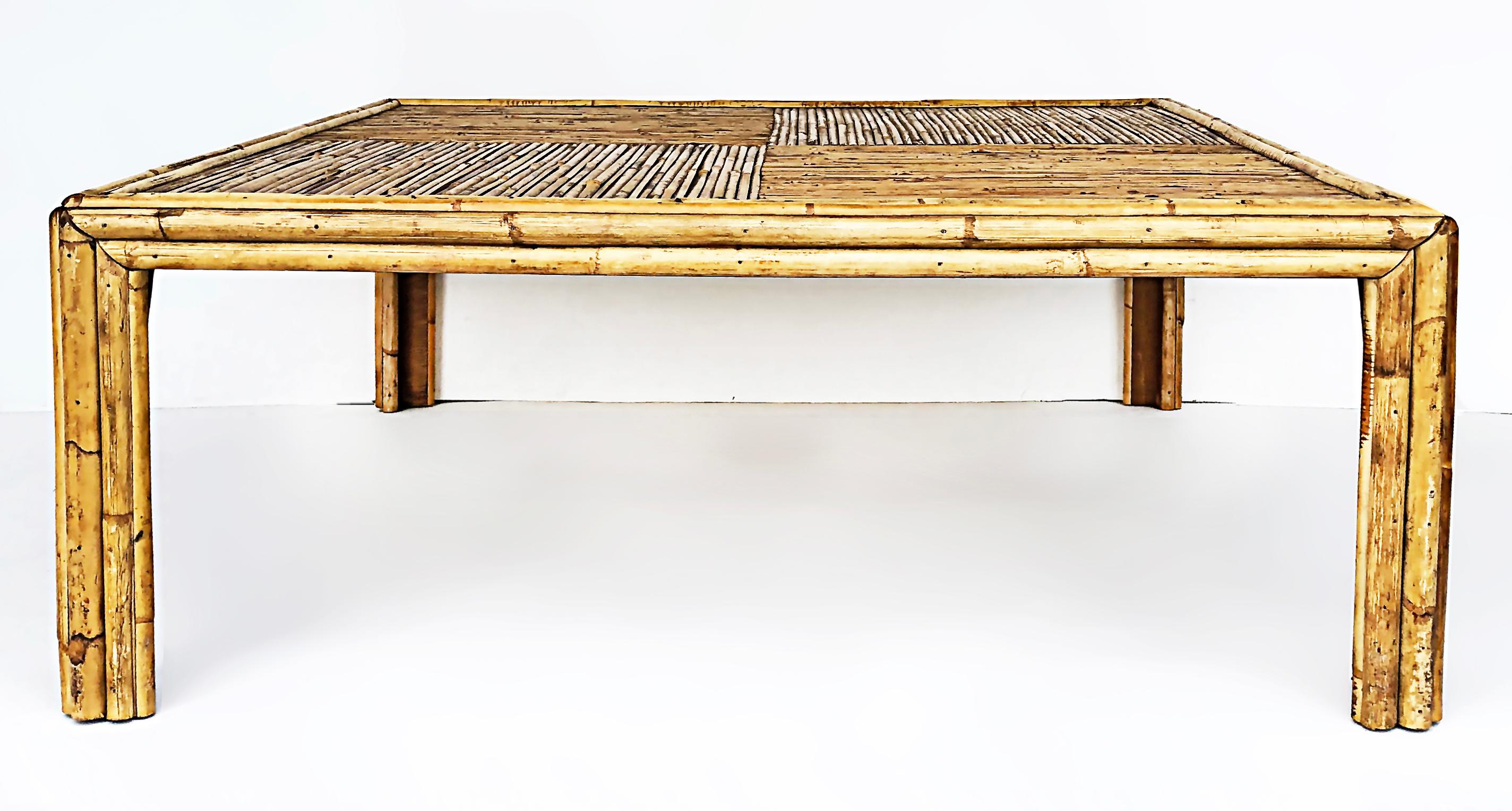 Vintage Bamboo Coffee Table 3