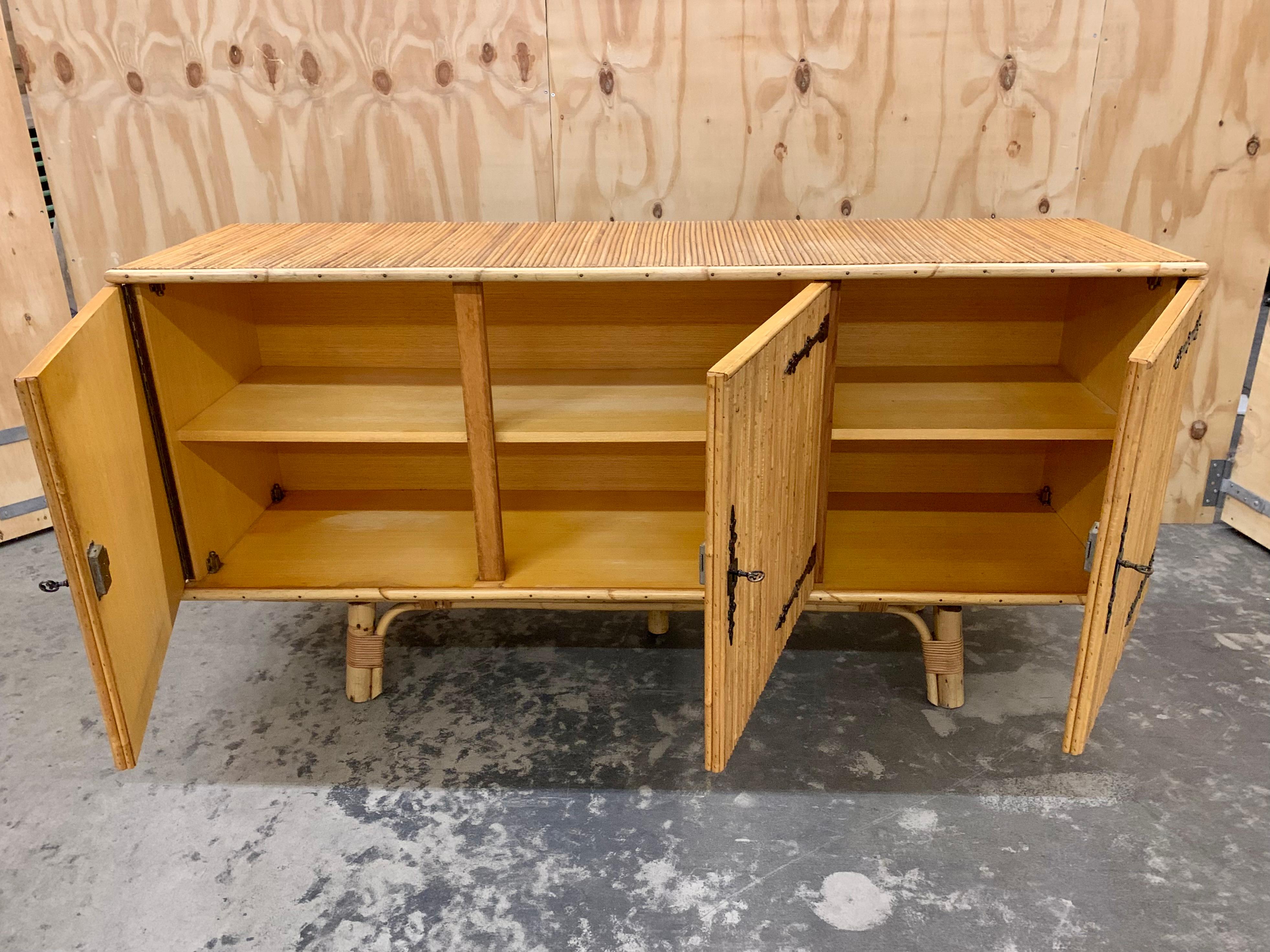 Bambù Credenza in bambù vintage in vendita