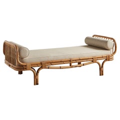 Vintage Bamboo Daybed, Italy 1970s