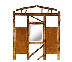 Vintage Bamboo English Hall Tree