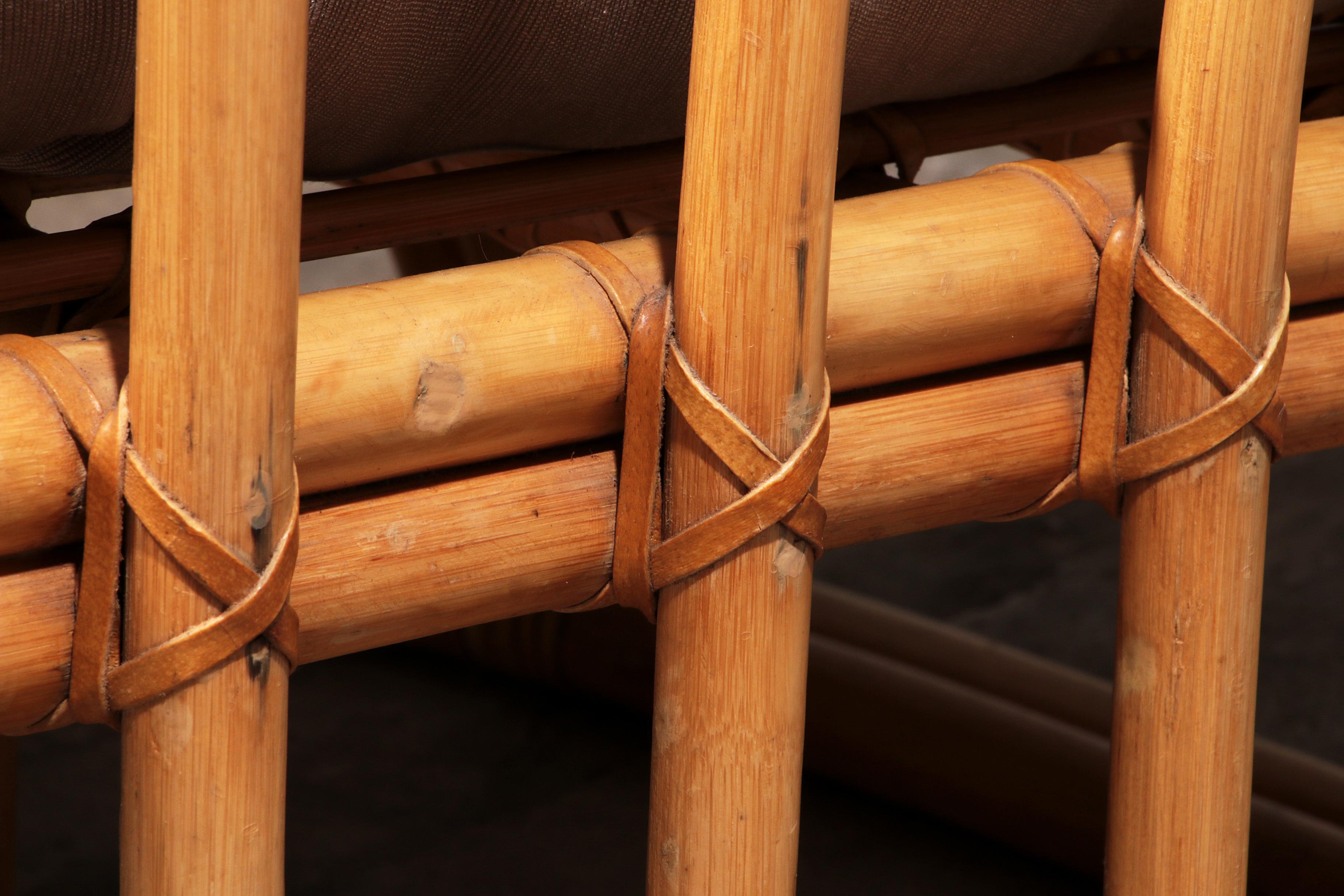 Vintage Bamboo Furniture Set by Jordan Brown 1970 10