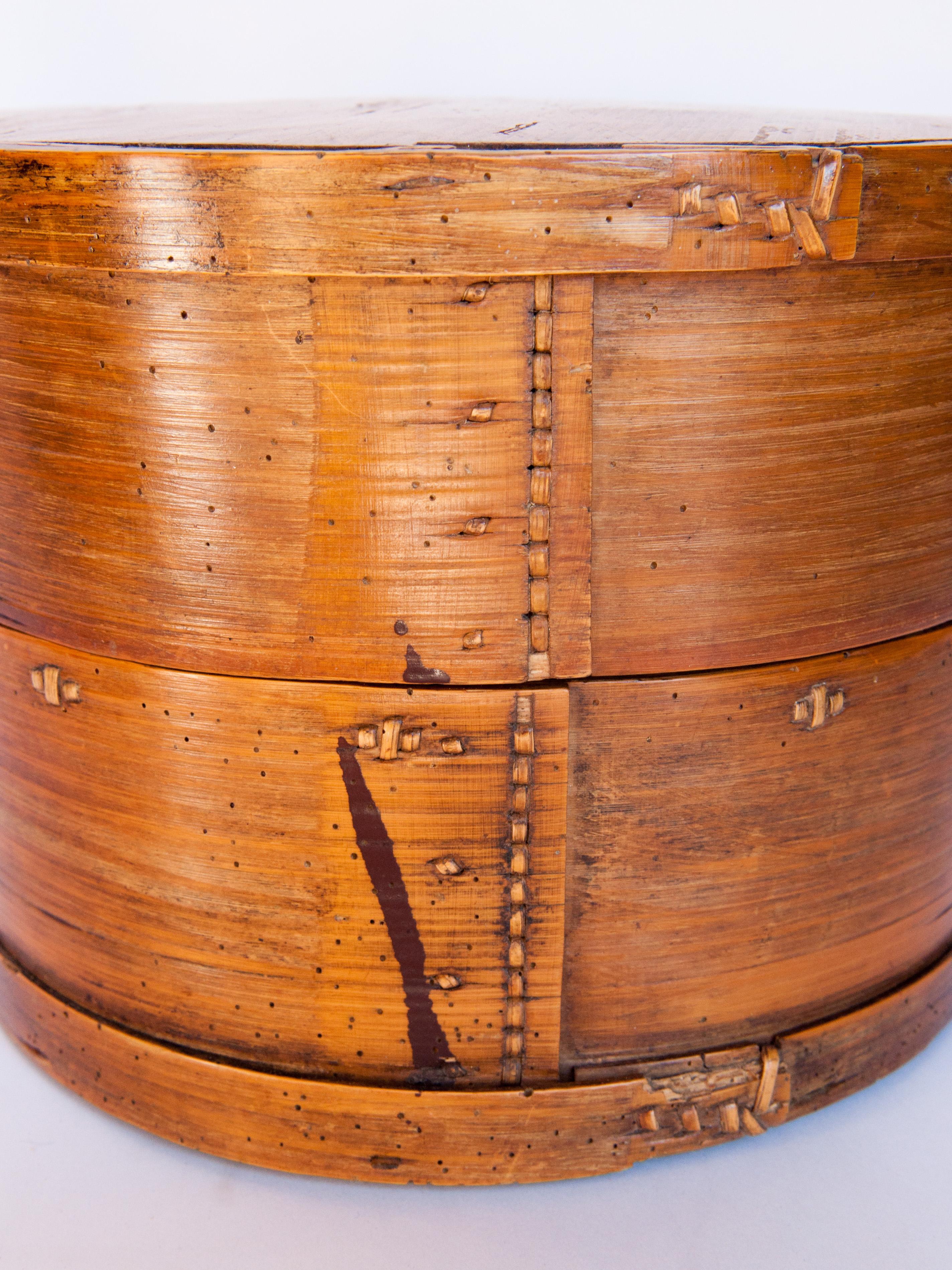Vintage Bamboo Kitchen Box from Bhutan, Mid-20th Century 2