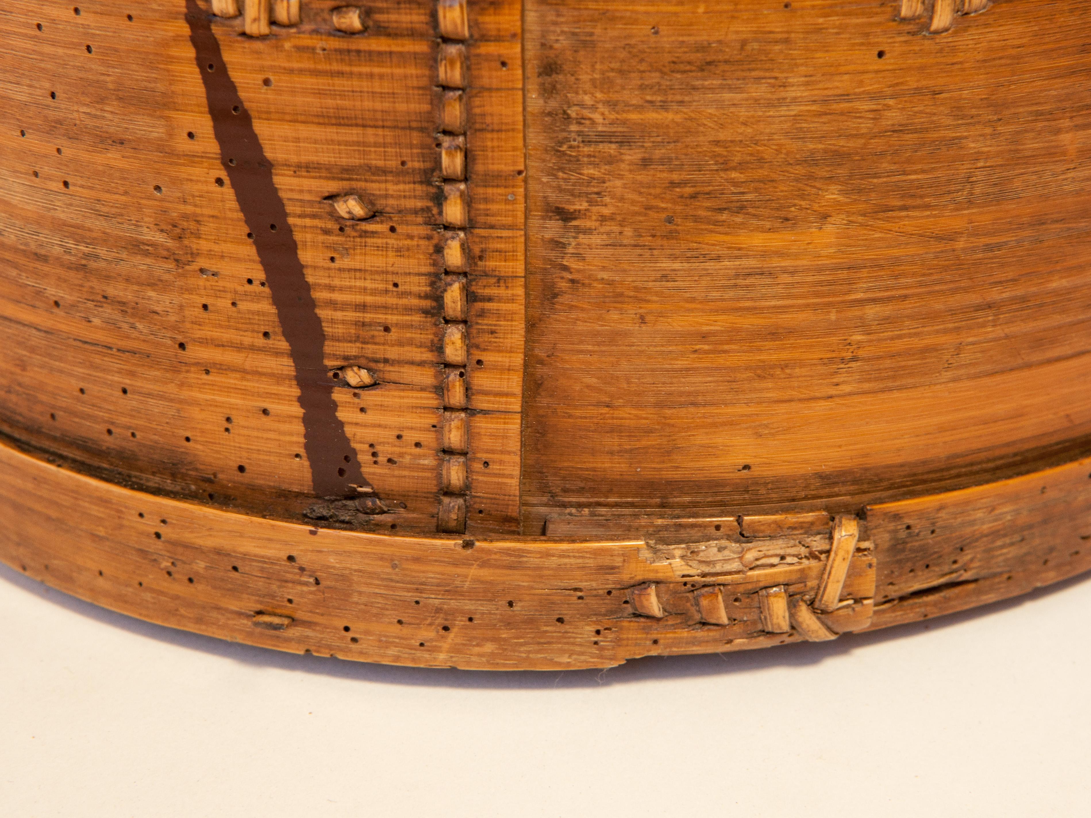 Vintage Bamboo Kitchen Box from Bhutan, Mid-20th Century 3