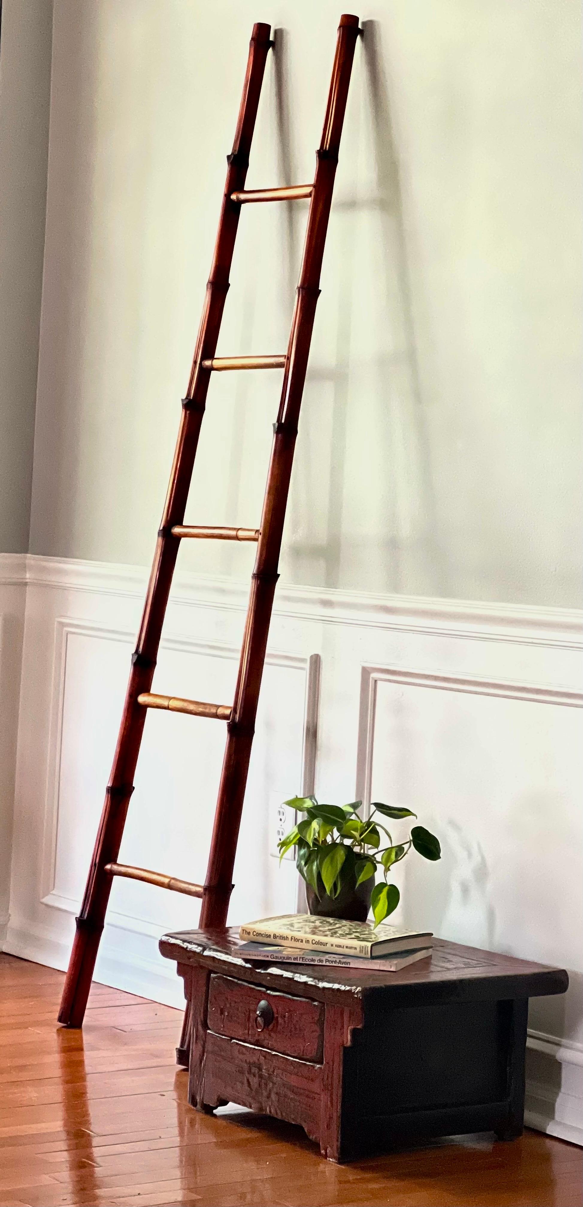 Vintage Bamboo Ladder 6
