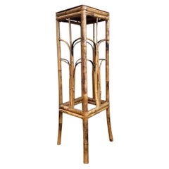 Vintage Bamboo Plant Stand