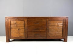 Vintage  bamboo sideboard, 1970s