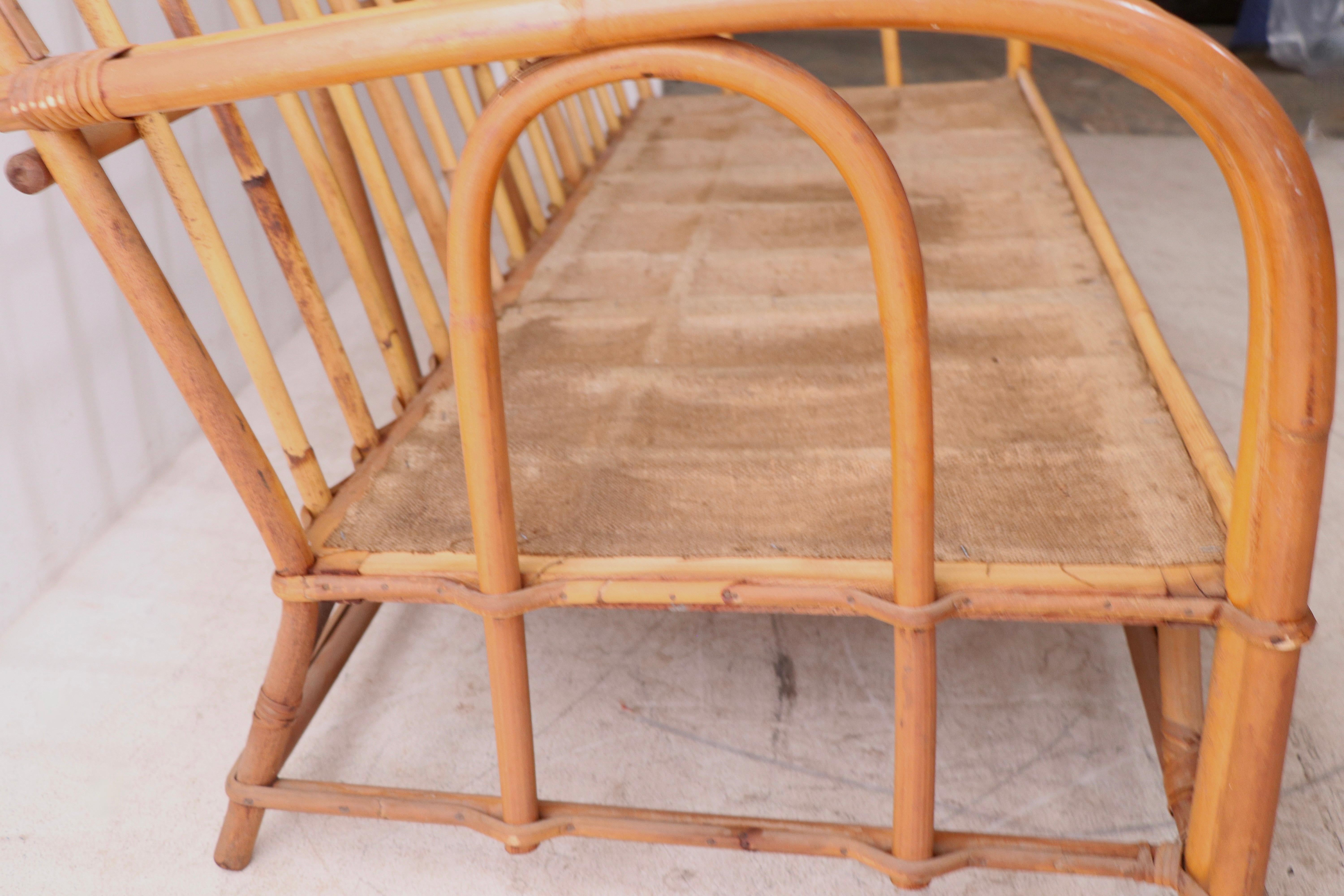 bamboo couch