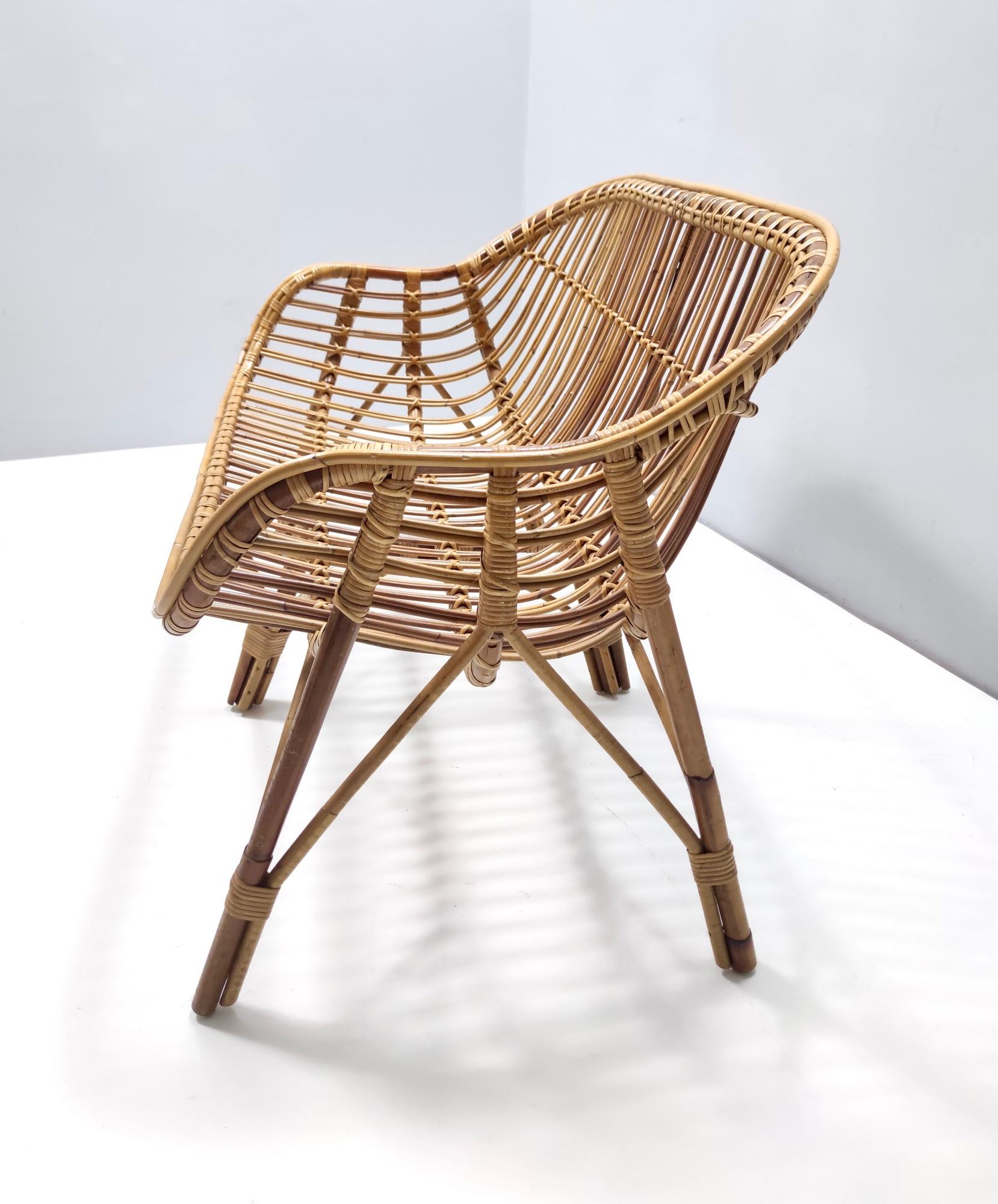 Sofá vintage de bambú, Made in Italy en Excelente estado para la venta en Bresso, Lombardy