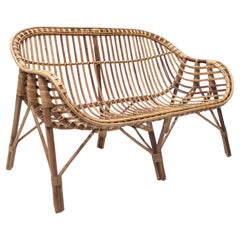 Vintage Bamboo Sofa, Made in Italy