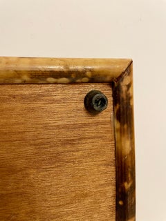 Vintage Bamboo & Split Reed Serviertablett