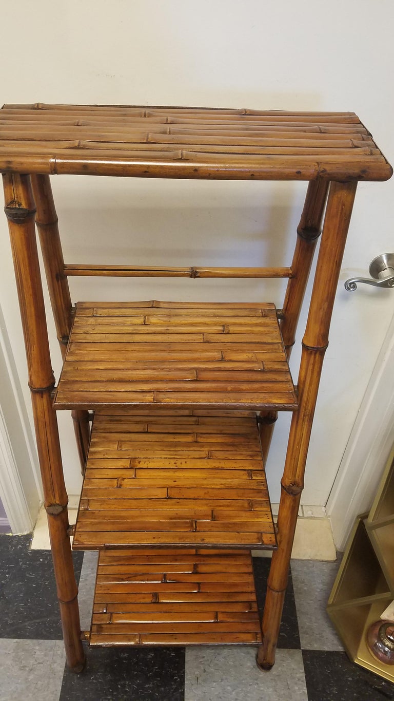 Vintage Bamboo Stand/Shelf at 1stDibs bambo stand