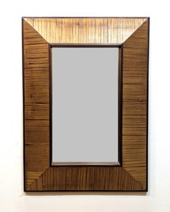 Specchio Vintage Bamboo Teak