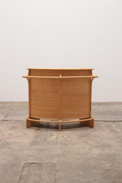 Vintage Bamboo Tiki Bar or Cocktail Bar, 1960 France