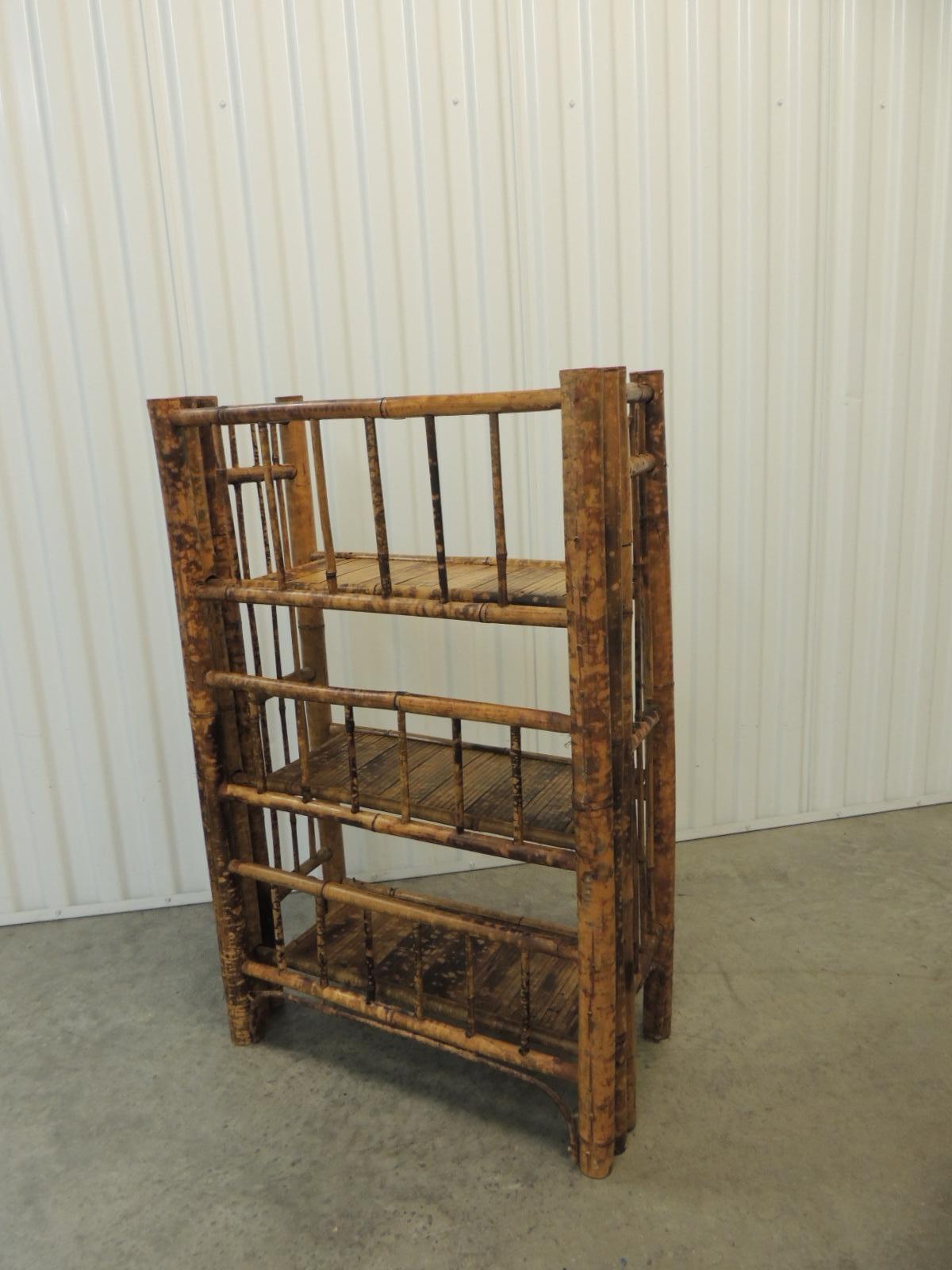 vintage folding bookcase