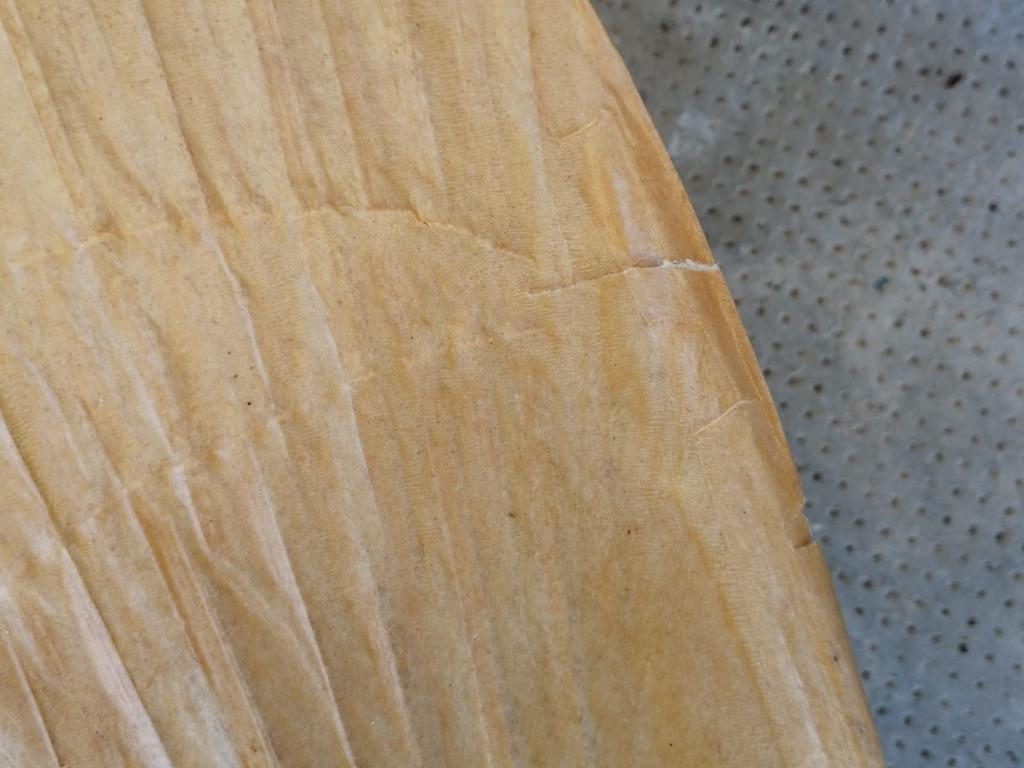 Vintage Bamboo Uchiwa Wall Lamp by Ingo Maurer In Good Condition In Geneva, CH