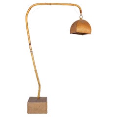 Stehlampe aus Vintage-Bambu, Italien, 1960er Jahre