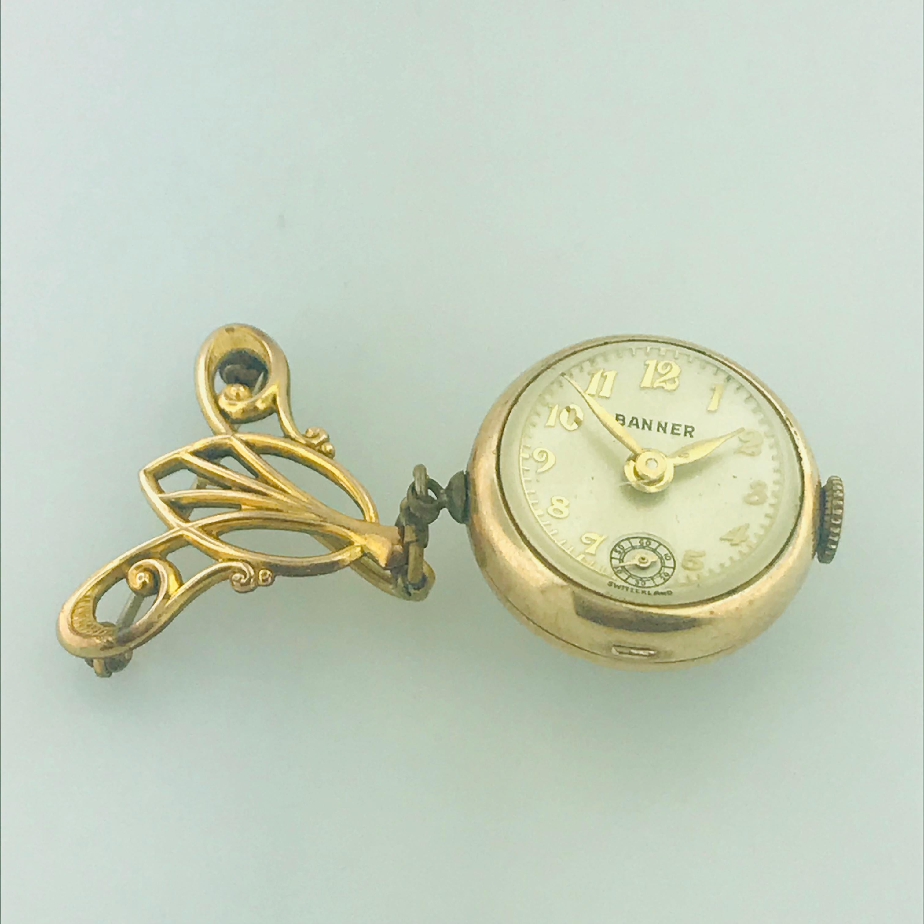 Schweizer Uhr-Anstecknadel/Brosche, Eidechse-Schmuck, Skelett-Detail, 7 Steine im Zustand „Gut“ im Angebot in Austin, TX