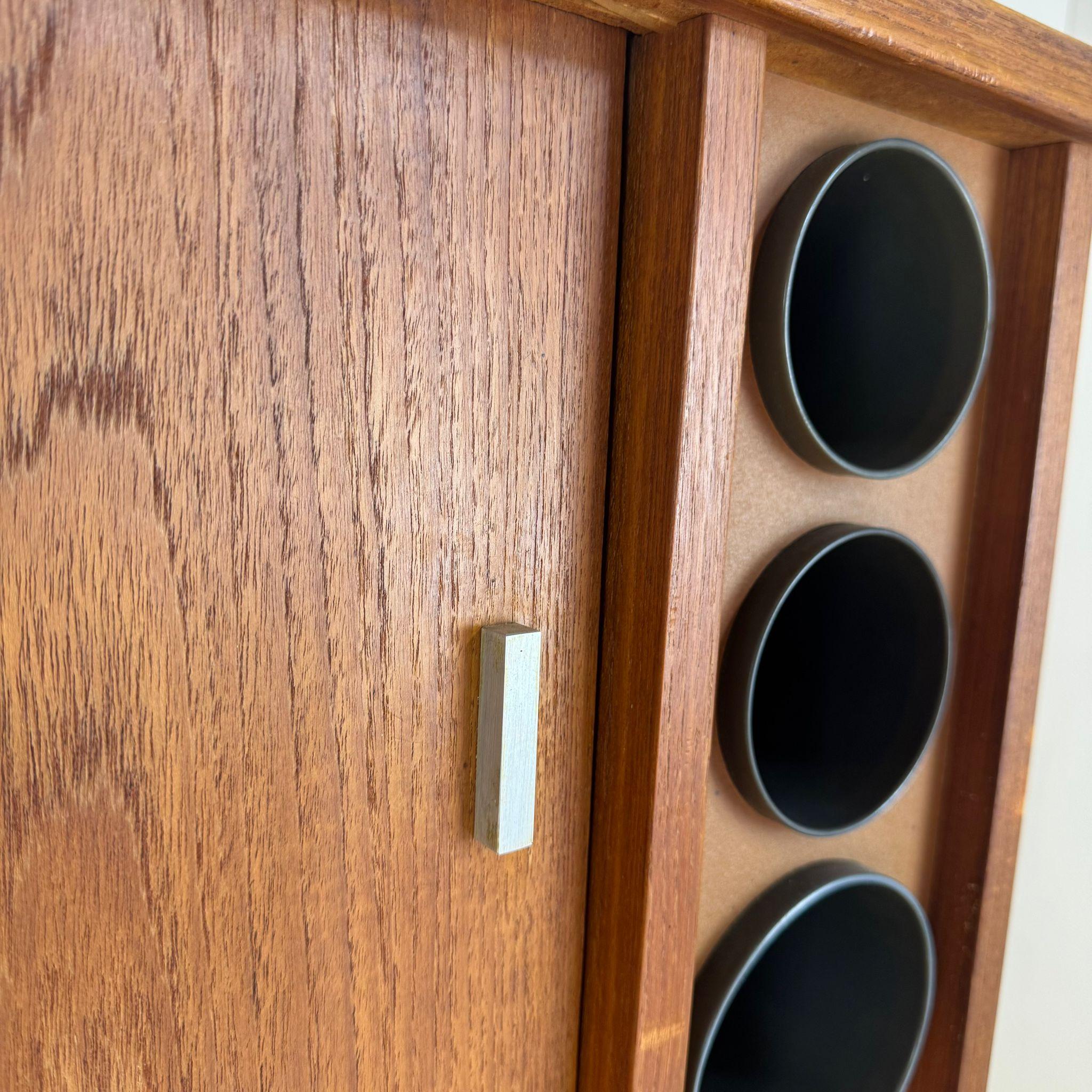 Teak Vintage bar cabinet in teak, Denmark 1960 in vendita