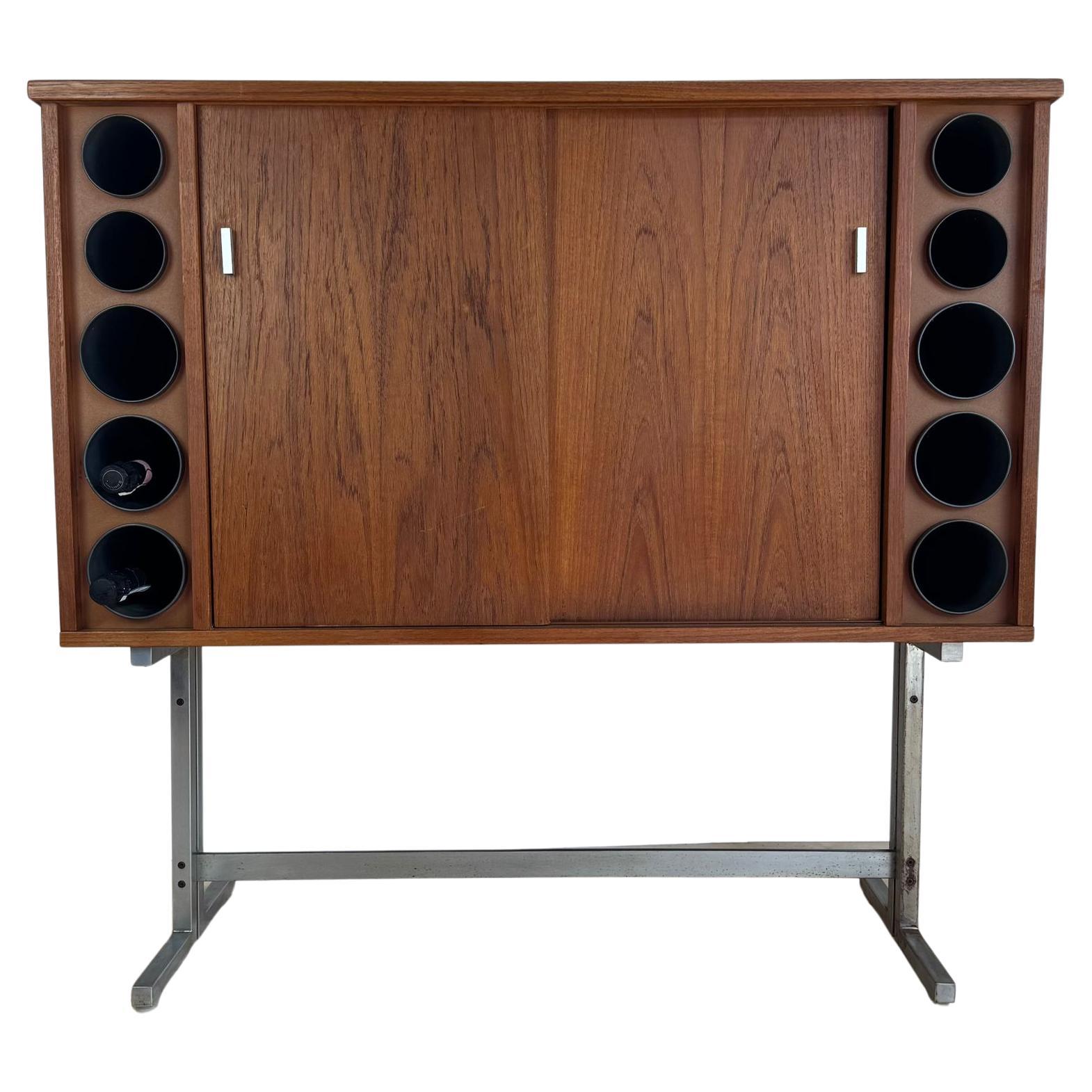 Vintage bar cabinet in teak, Denmark 1960