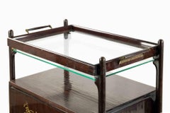 Vintage Bar Cart Attributed to Ico Parisi, Italy, 1970s