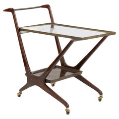 Carrello da bar vintage di Ico Parisi, Italia, anni '50