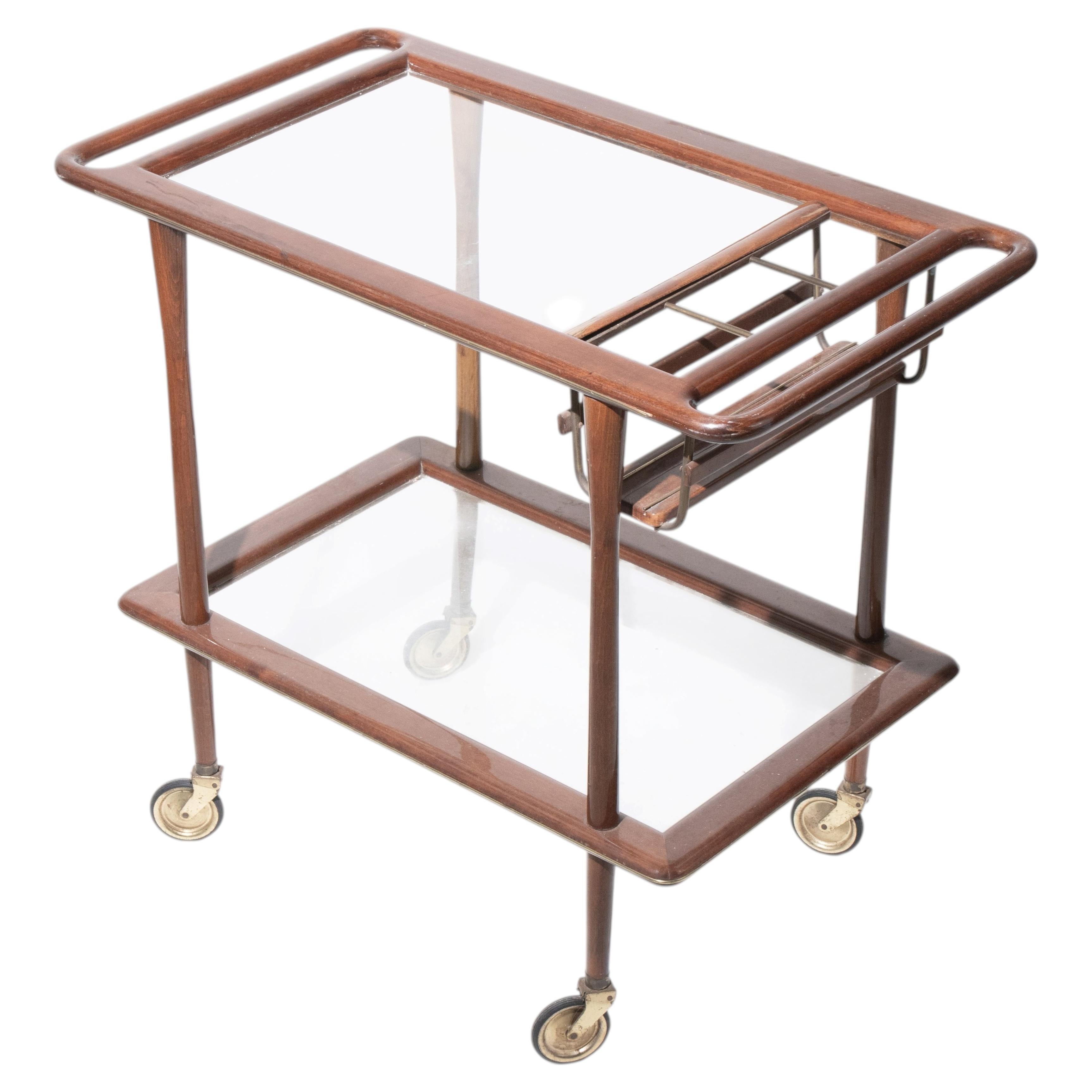 Cesare Lacca Bar Cart for Cassina, Mid-Century Modern, Italy, 1950s
