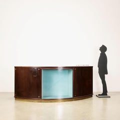 Vintage Bar Counter Brass Italy, 1960s