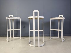 Vintage bar stools by Allmilmö, 1980s, Set of 3