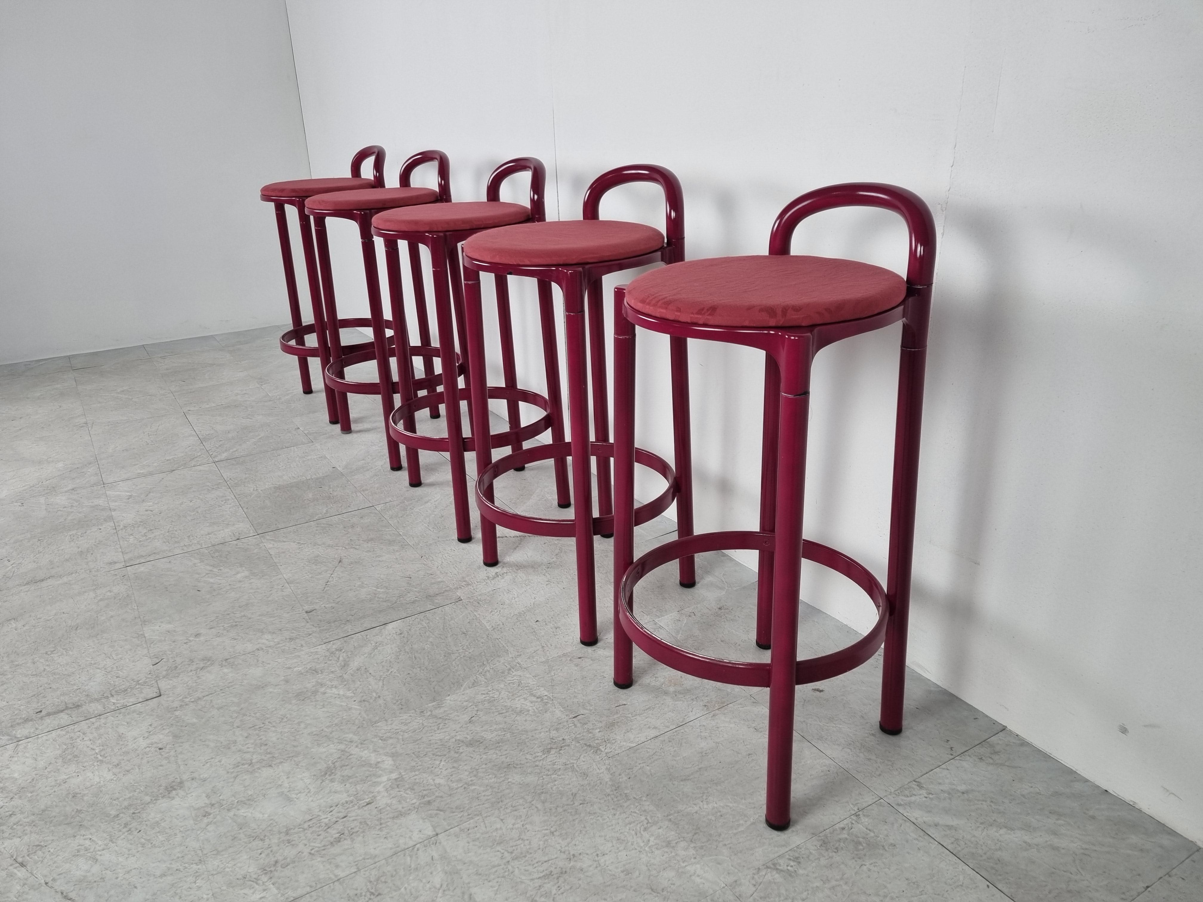 Fin du 20e siècle Tabourets de bar vintage d'Anna Castelli Ferrieri pour Kartell, années 1980