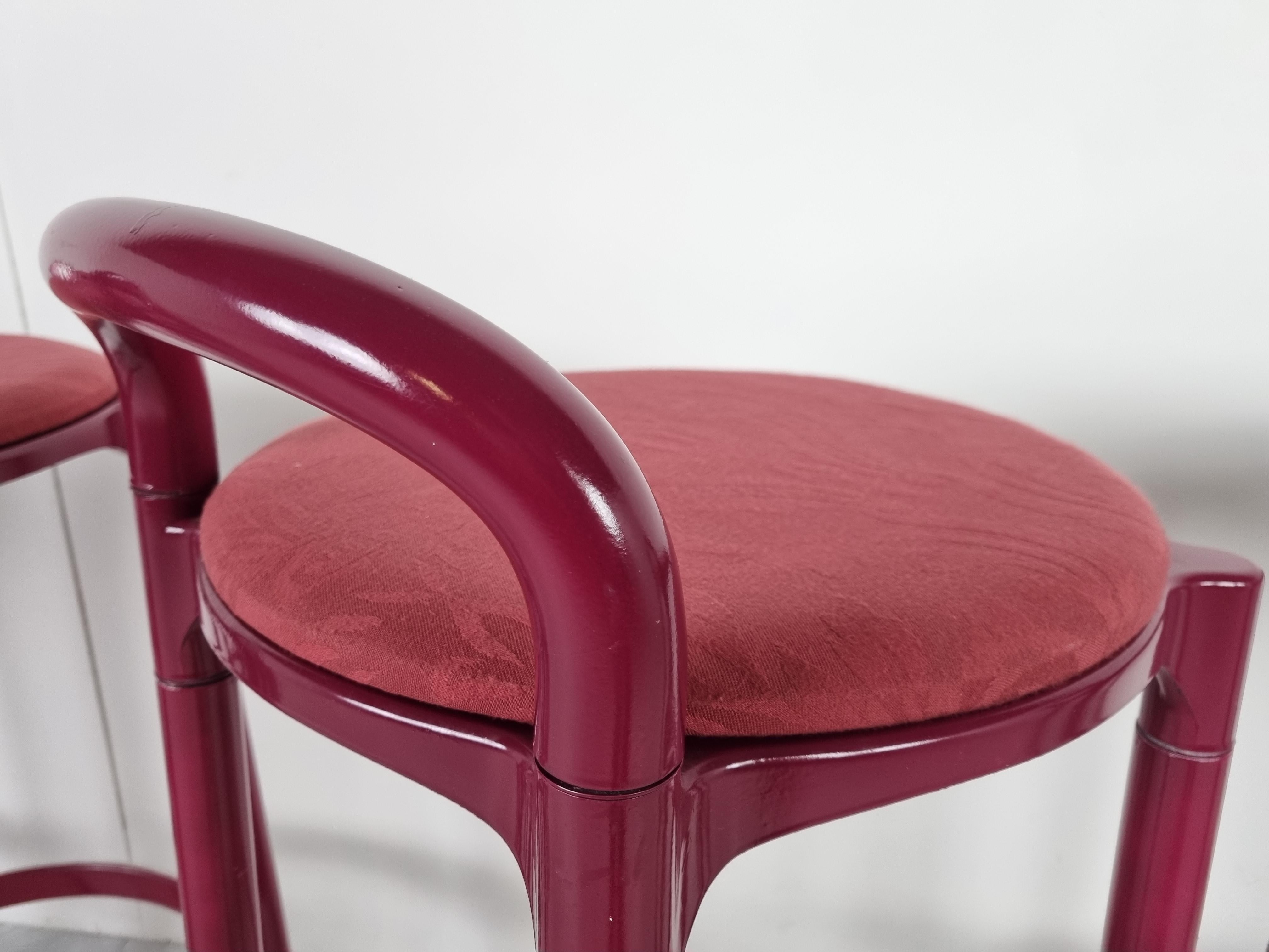 Tabourets de bar vintage d'Anna Castelli Ferrieri pour Kartell, années 1980 1
