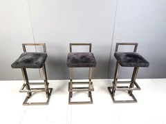 Vintage-Barhocker von Belgochrom, 1970er Jahre