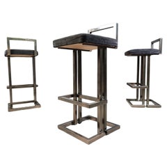 Vintage bar stools by Belgochrom, 1970s
