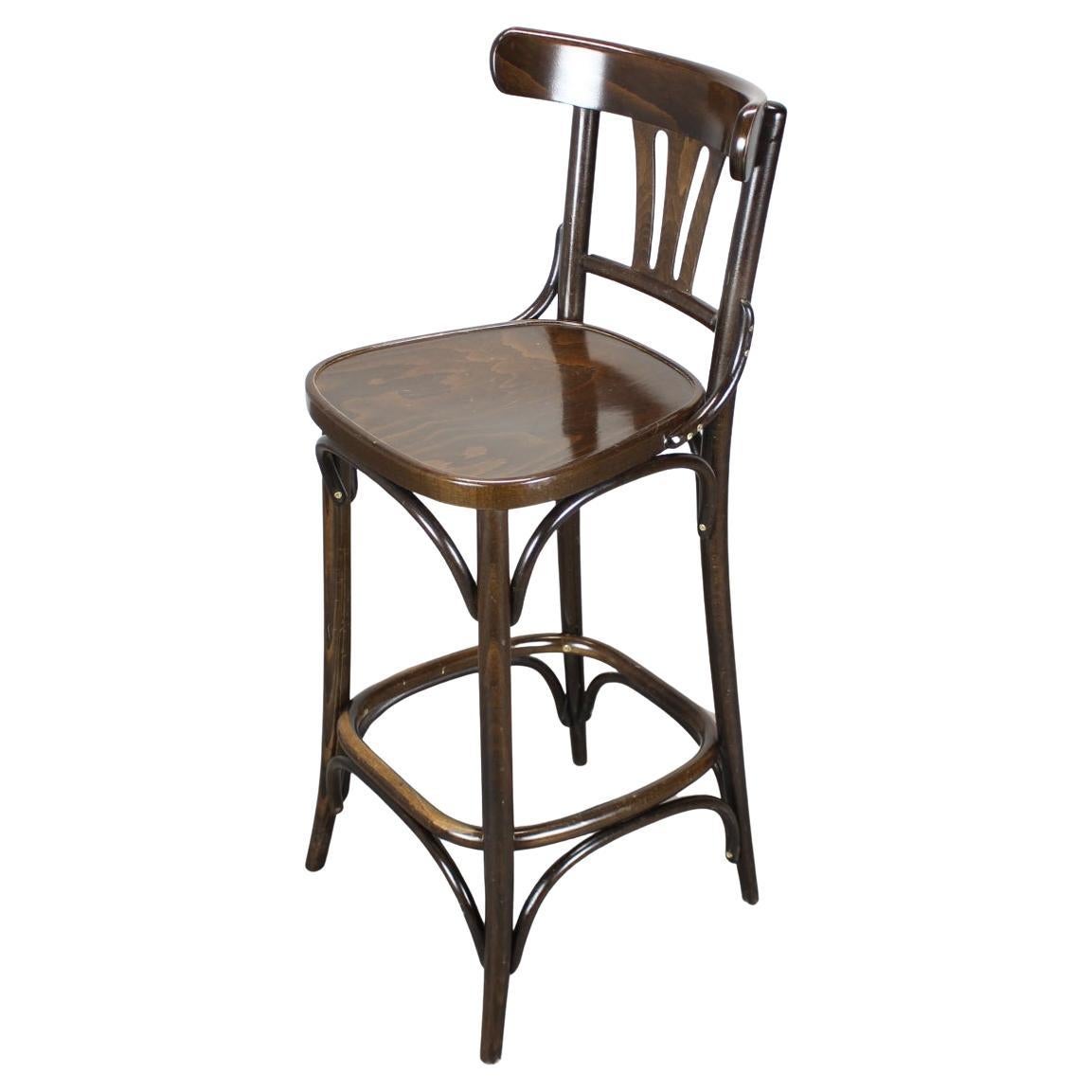 Vintage Bar Stool by TON, 1980