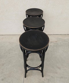 Vintage Bar Stools done in Beech Benrwood by Mundus, Yugoslavia 1970s